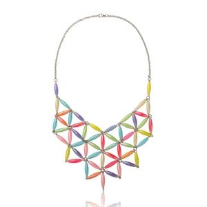 😀 3 for $20 New Retro Luster Bead Bib Necklace